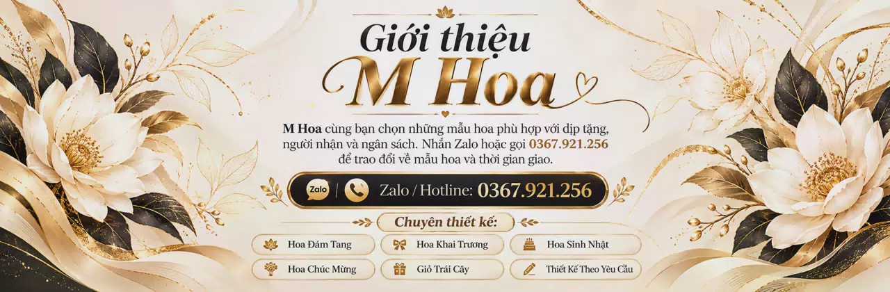 Ảnh bìa Shop hoa tươi Xã Tây Hồ Đà Nẵng - Cùng bạn gửi lời cảm ơn